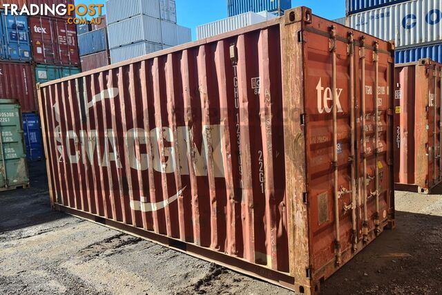 20' STANDARD HEIGHT SHIPPING CONTAINER - in Brisbane