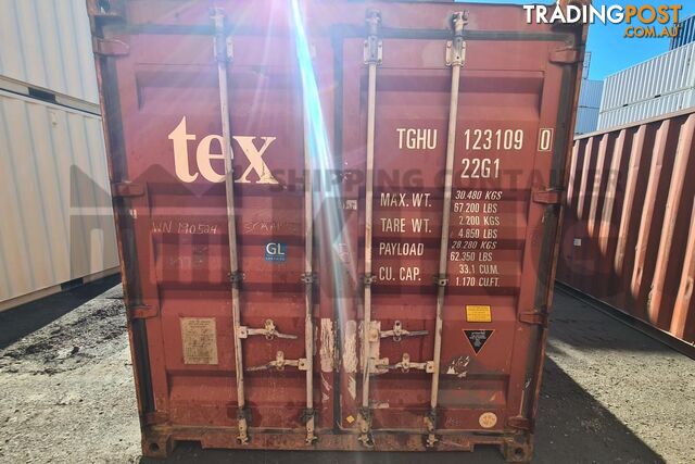 20' STANDARD HEIGHT SHIPPING CONTAINER - in Brisbane