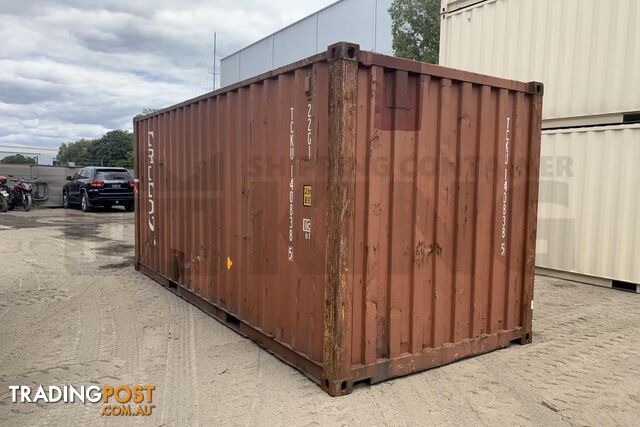 20' STANDARD HEIGHT SHIPPING CONTAINER - in Brisbane