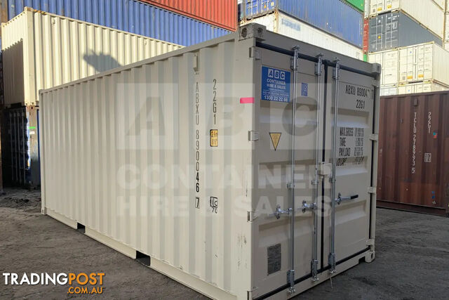 20' STANDARD HEIGHT SHIPPING CONTAINER (STEEL FLOOR)