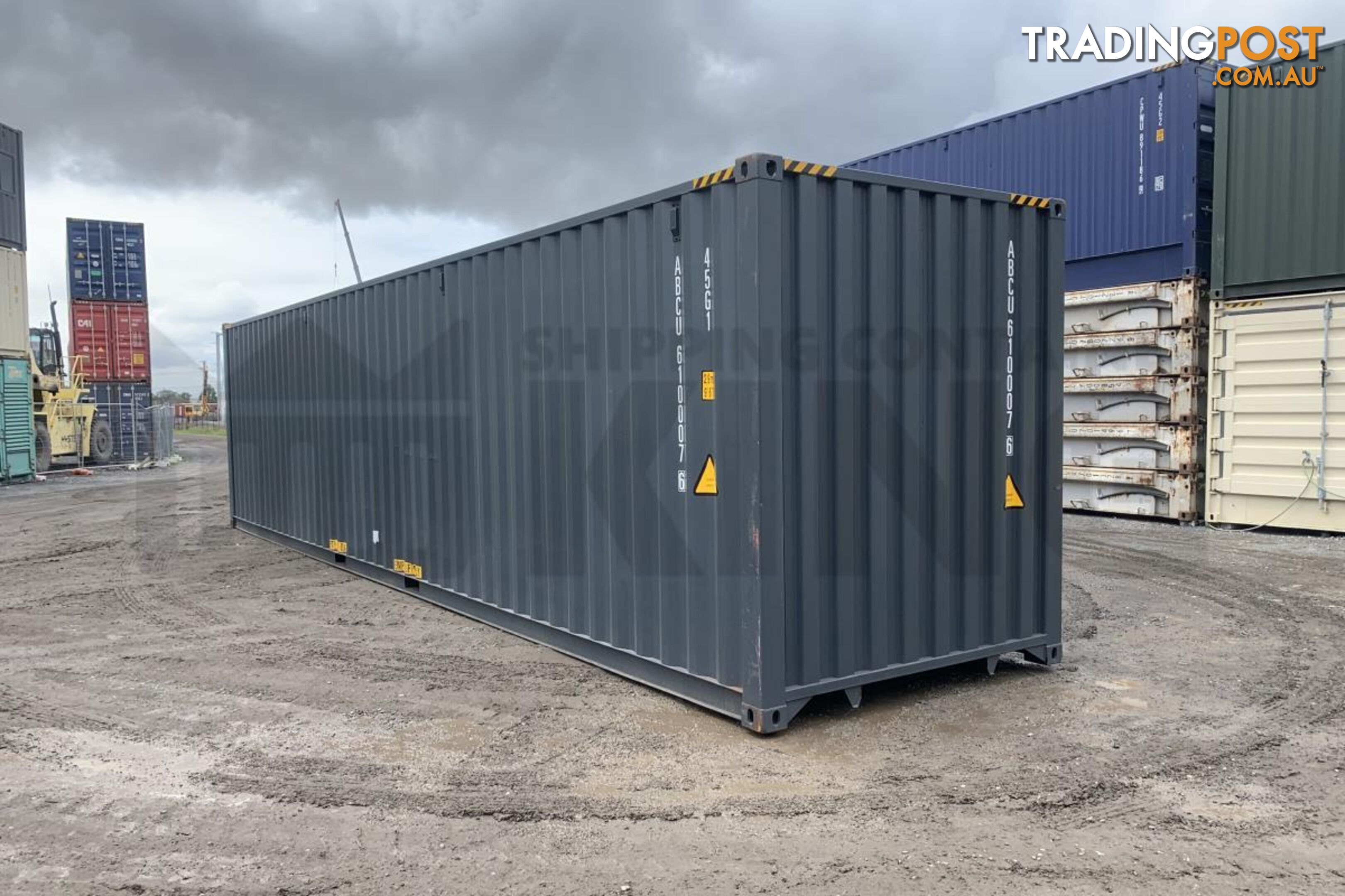 40' HIGH CUBE SHIPPING CONTAINER (STEEL FLOOR) - in Brisbane