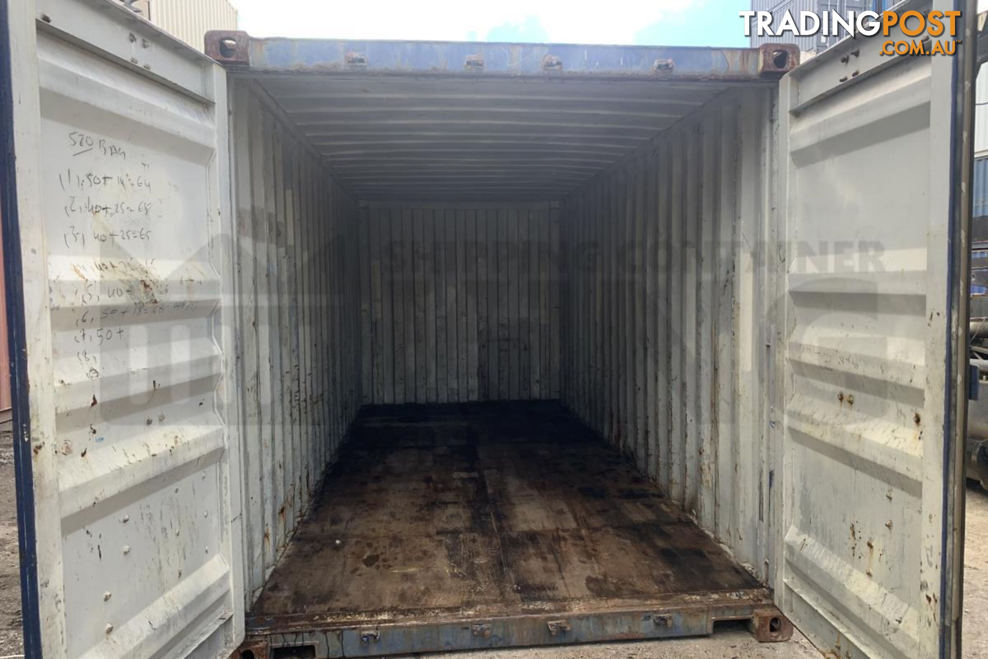 20' STANDARD HEIGHT SHIPPING CONTAINER - in Brisbane