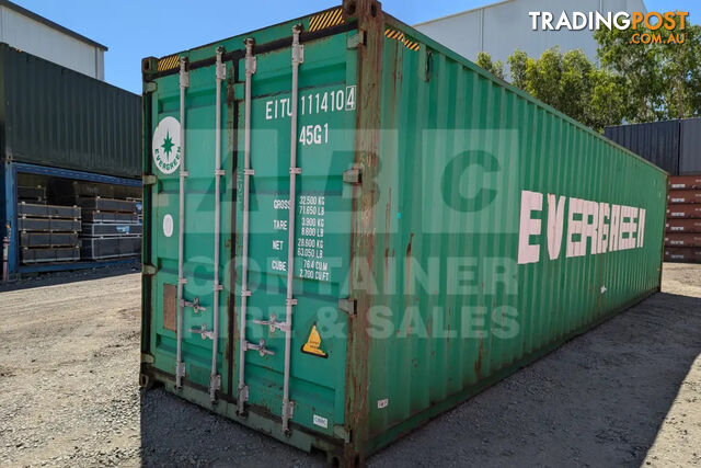 40' HIGH CUBE SHIPPING CONTAINER
