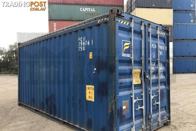 20' HIGH CUBE OPEN TOP SHIPPING CONTAINER (TARP AND BOWS)