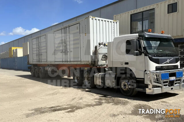 40' HIGH CUBE PARTIAL SIDE OPENING SHIPPING CONTAINER (2 SETS OF SIDE OPENING DOORS) - photo 1 of 2