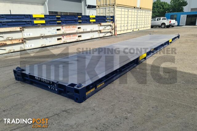 40' PLATFORM 316MM BASE DEPTH SHIPPING CONTAINER (BUILT IN TWIST LOCK) - in Brisbane