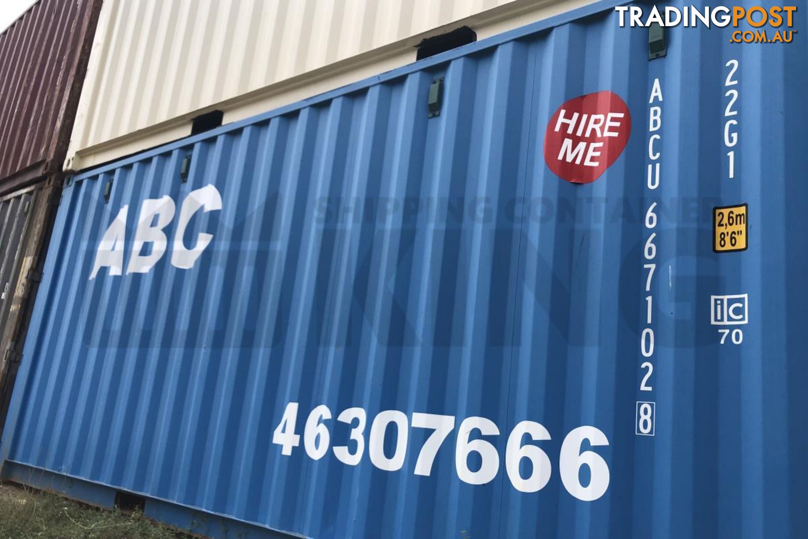 20' STANDARD HEIGHT SHIPPING CONTAINER - in Rockhampton