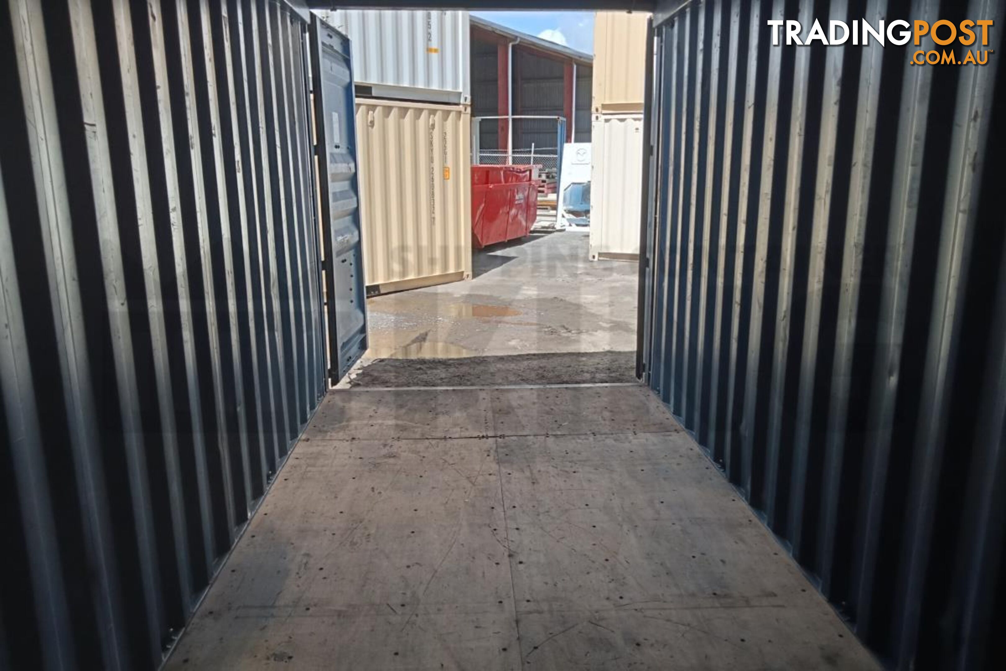 20' HIGH CUBE OPEN TOP SHIPPING CONTAINER (TARP AND BOWS) - in Brisbane