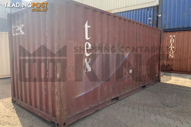 20' STANDARD HEIGHT SHIPPING CONTAINER - in Brisbane