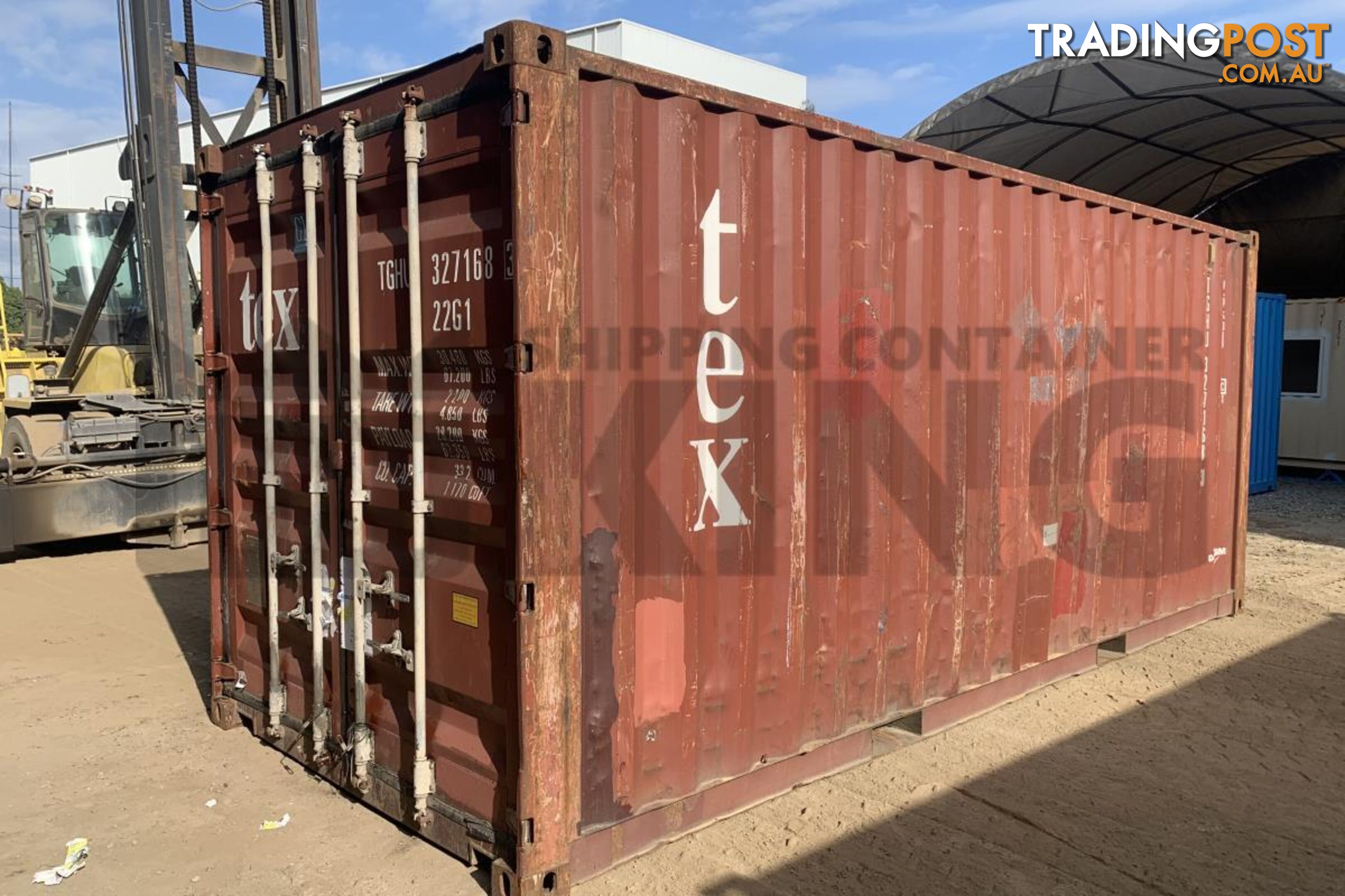 20' STANDARD HEIGHT SHIPPING CONTAINER - in Brisbane