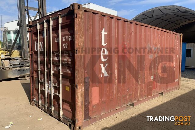 20' STANDARD HEIGHT SHIPPING CONTAINER - in Brisbane