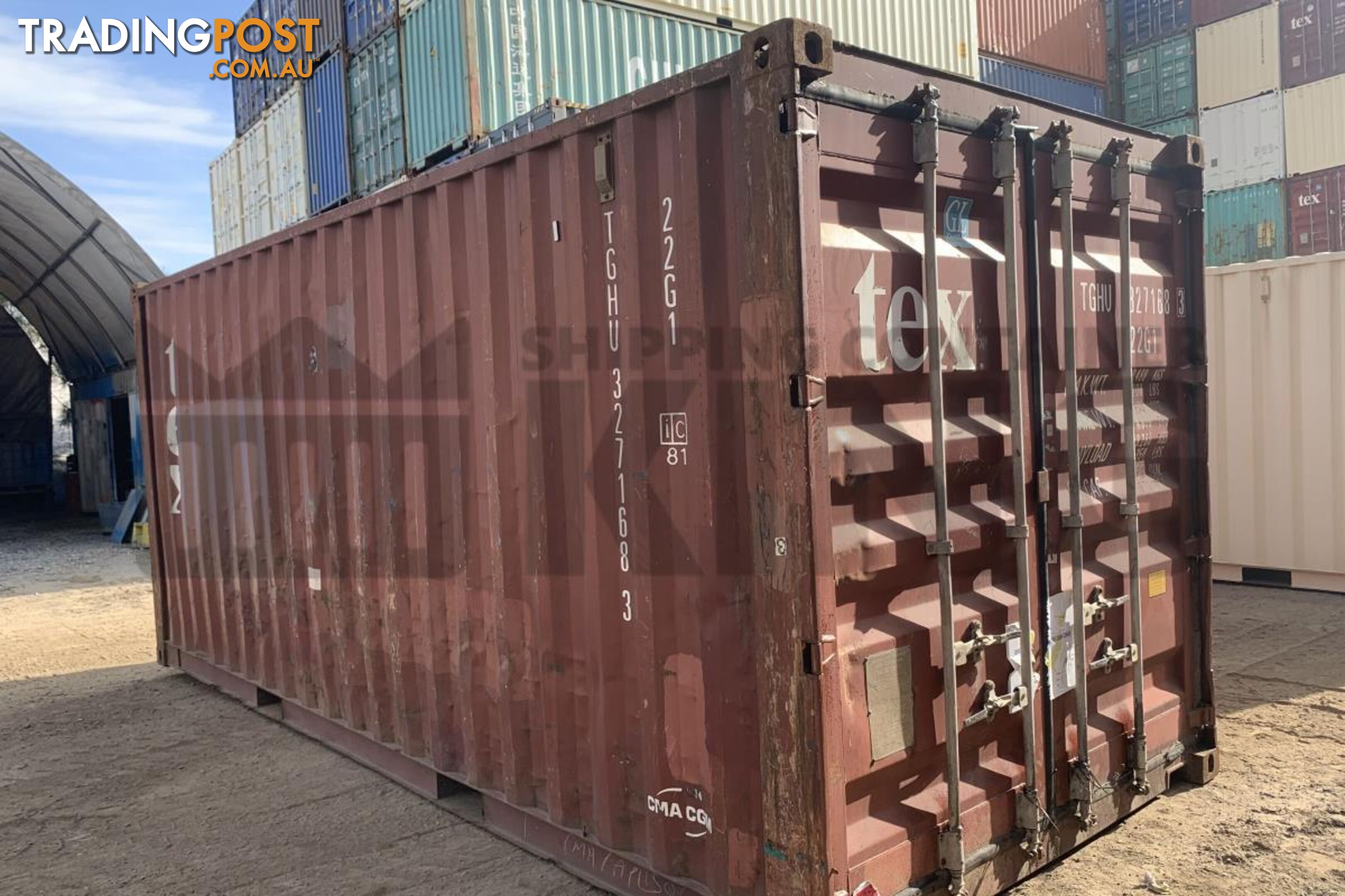 20' STANDARD HEIGHT SHIPPING CONTAINER - in Brisbane