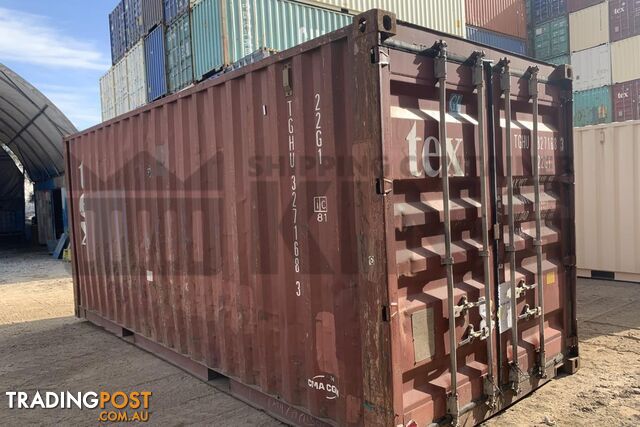 20' STANDARD HEIGHT SHIPPING CONTAINER - in Brisbane