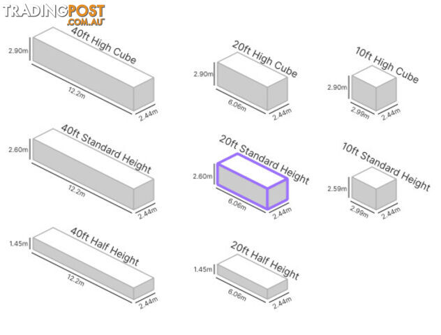 20' STANDARD HEIGHT SHIPPING CONTAINER - photo 5 of 5