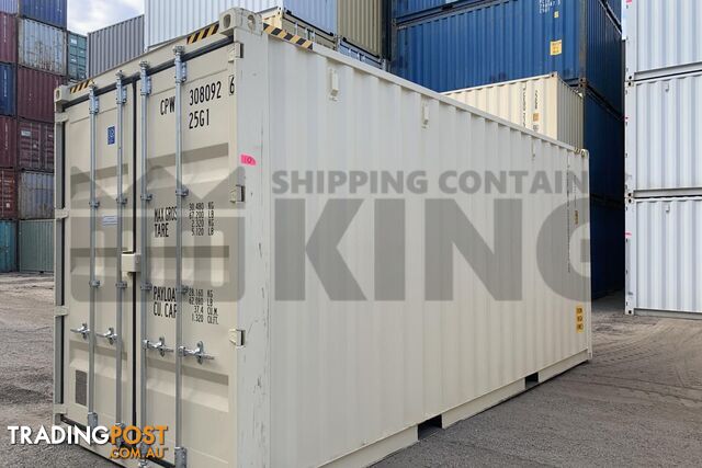 20' HIGH CUBE SHIPPING CONTAINER (STEEL FLOOR) - in Brisbane