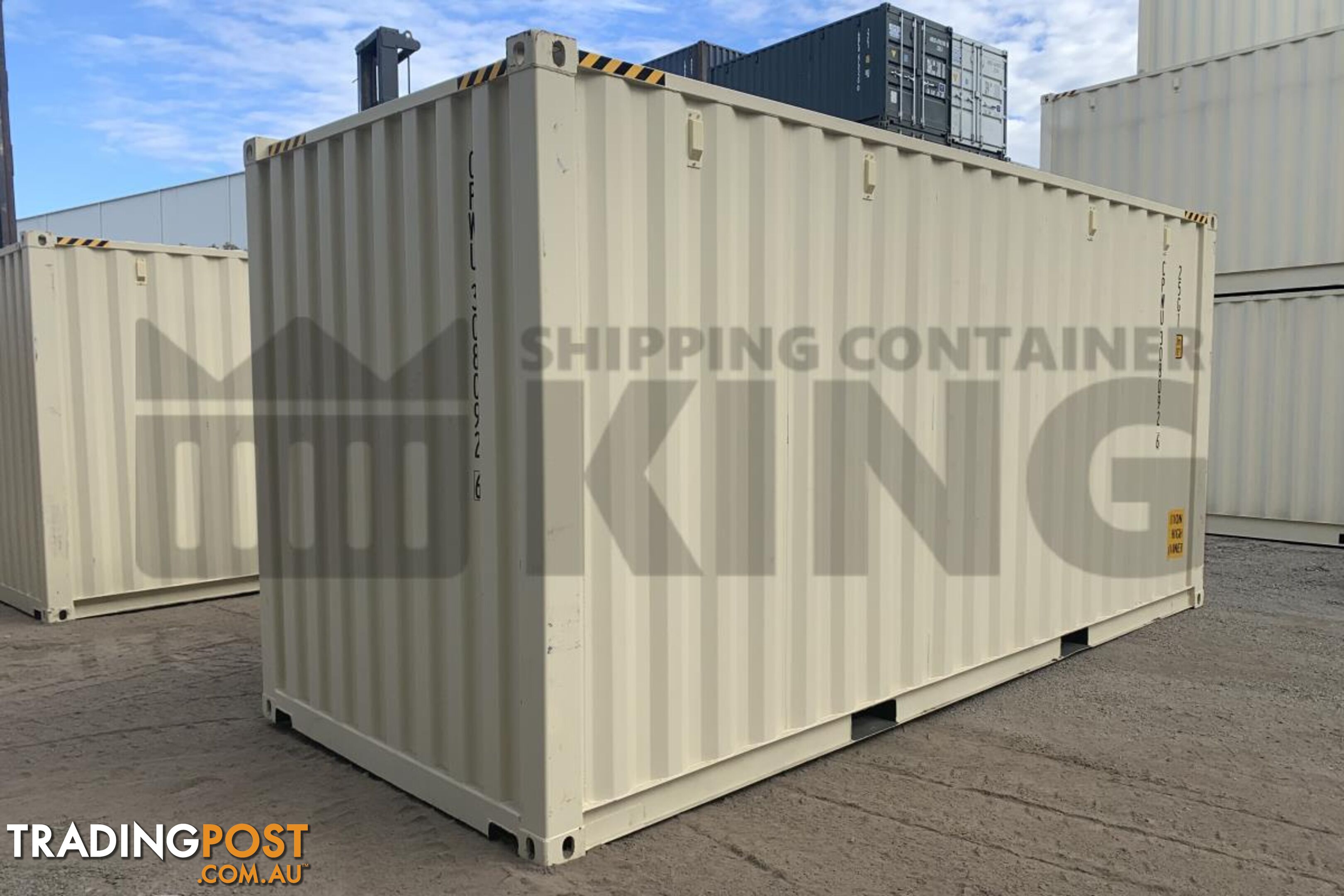 20' HIGH CUBE SHIPPING CONTAINER (STEEL FLOOR) - in Brisbane