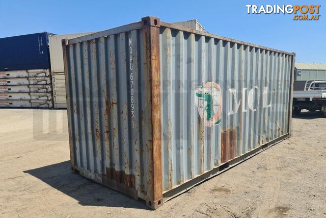 20' STANDARD HEIGHT SHIPPING CONTAINER - in MacKay
