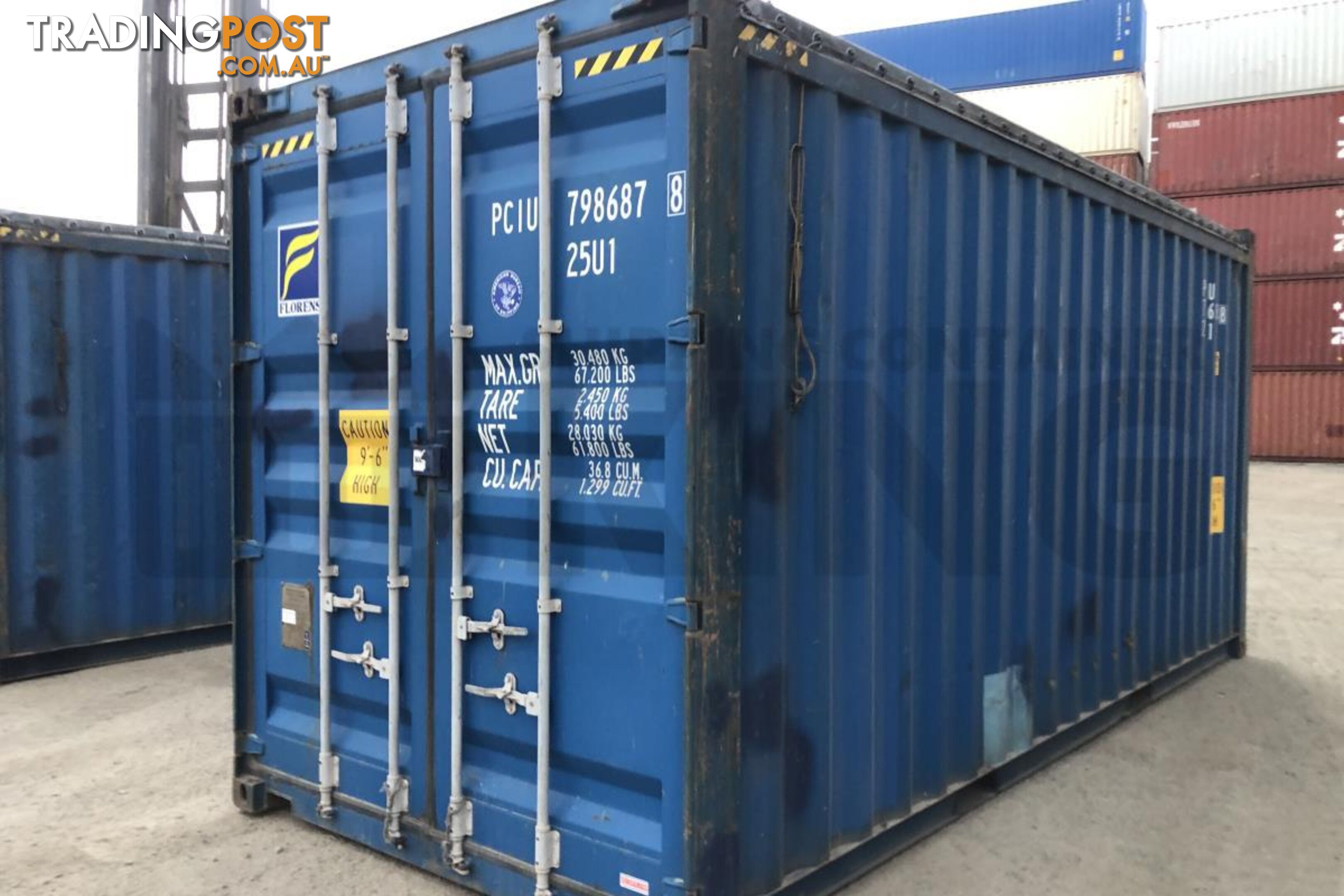 20' HIGH CUBE OPEN TOP SHIPPING CONTAINER (TARP AND BOWS) - in Brisbane