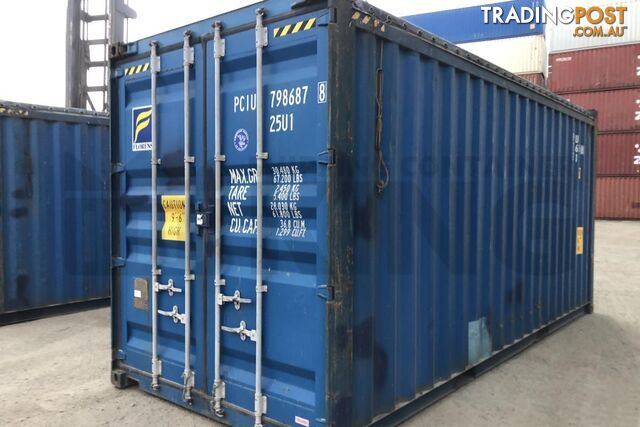 20' HIGH CUBE OPEN TOP SHIPPING CONTAINER (TARP AND BOWS) - in Brisbane