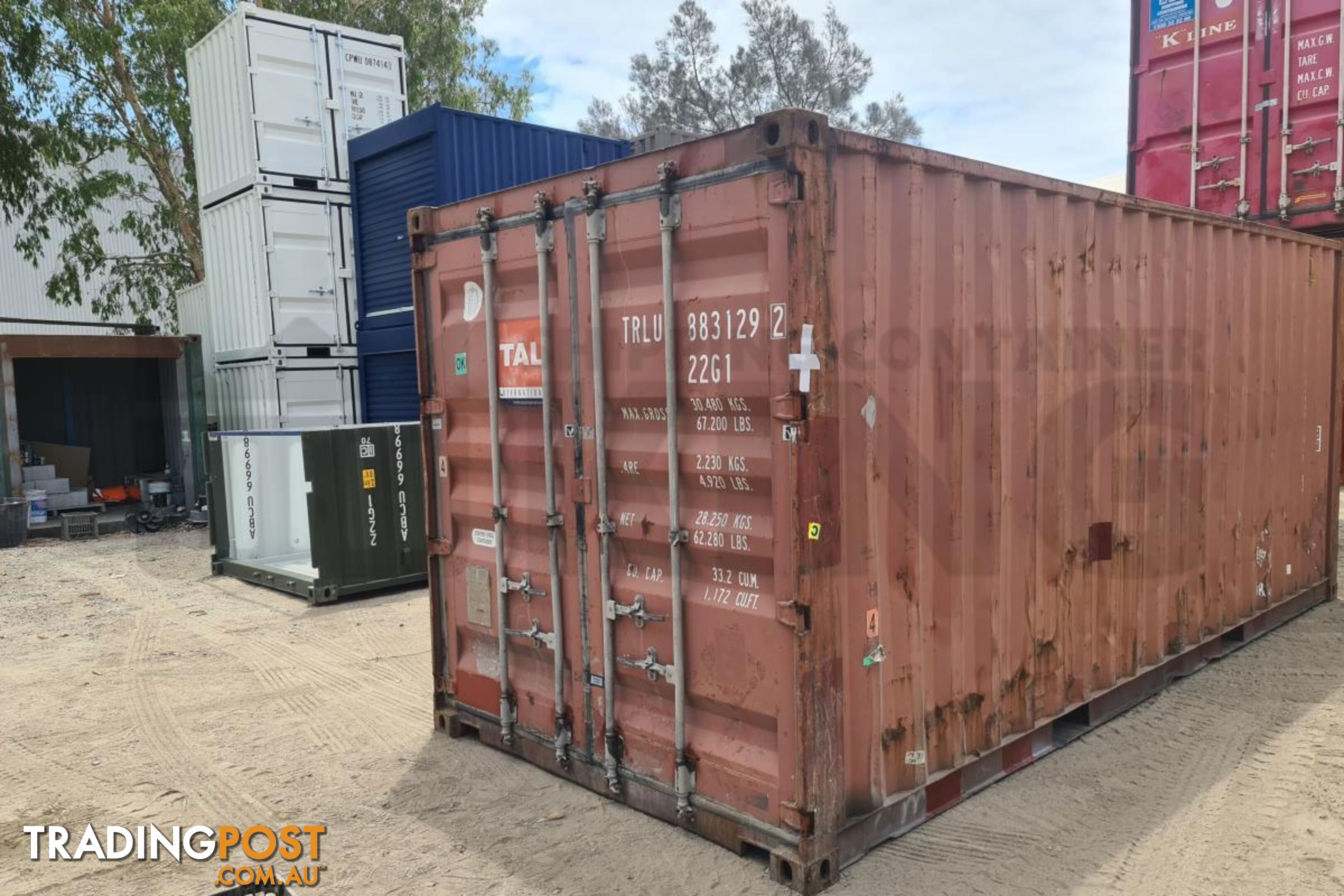 20' STANDARD HEIGHT SHIPPING CONTAINER - in Brisbane