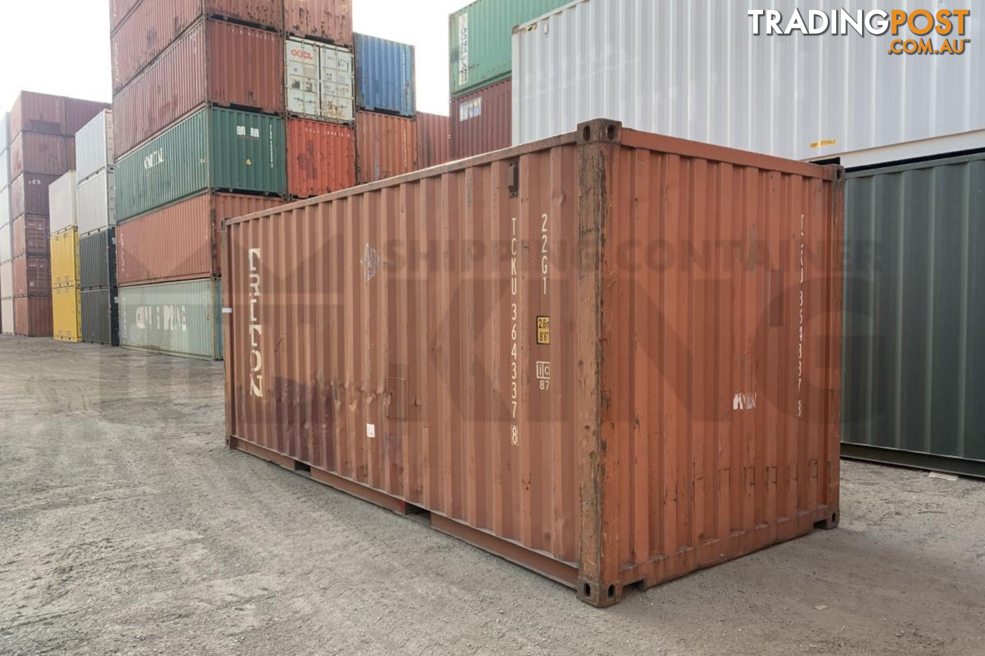 20' STANDARD HEIGHT SHIPPING CONTAINER - in Brisbane