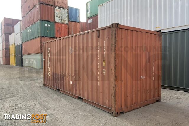 20' STANDARD HEIGHT SHIPPING CONTAINER - in Brisbane