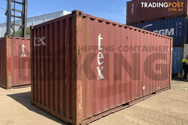 20' STANDARD HEIGHT SHIPPING CONTAINER - in Brisbane