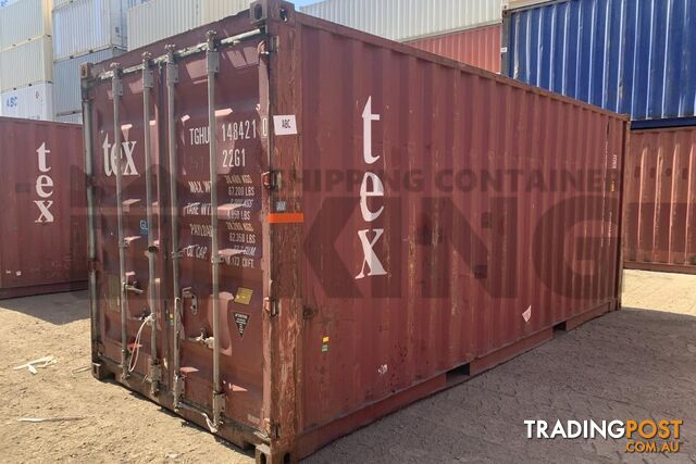 20' STANDARD HEIGHT SHIPPING CONTAINER - in Brisbane