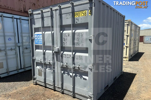 10' STANDARD HEIGHT SHIPPING CONTAINER (4 FACTORY CORNER POSTS - FACTORY BUILT)...