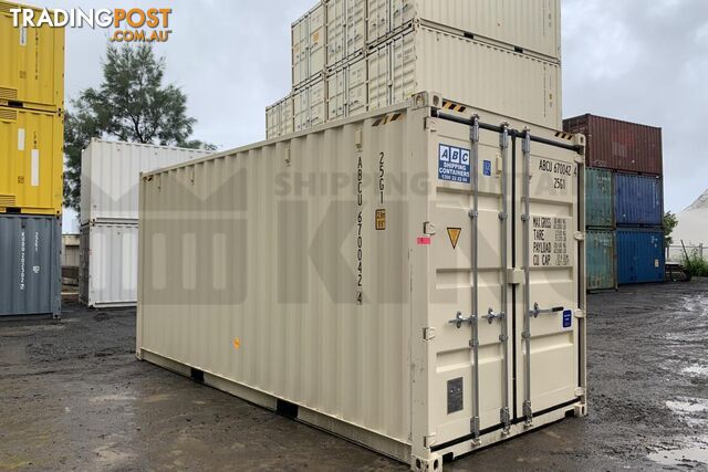 20' HIGH CUBE SHIPPING CONTAINER (STEEL FLOOR) - in Brisbane