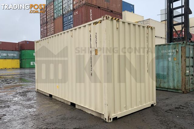 20' HIGH CUBE SHIPPING CONTAINER (STEEL FLOOR) - in Brisbane