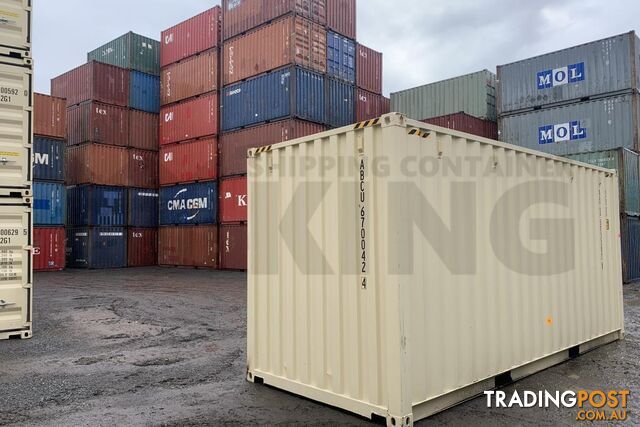 20' HIGH CUBE SHIPPING CONTAINER (STEEL FLOOR) - in Brisbane