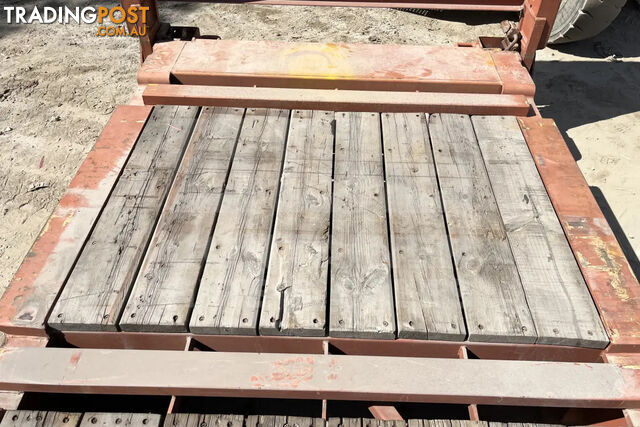 40' FLAT RACK SHIPPING CONTAINER (WITH COLLAPSIBLE ENDS) - photo 5 of 12