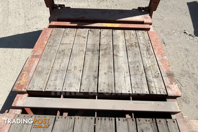40' FLAT RACK SHIPPING CONTAINER (WITH COLLAPSIBLE ENDS) - photo 2 of 12