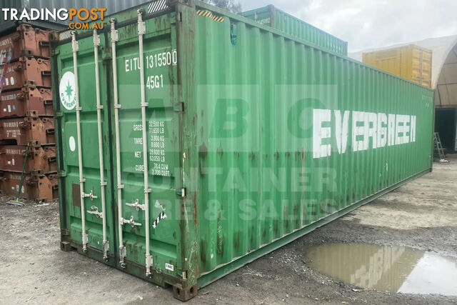 40' HIGH CUBE SHIPPING CONTAINER