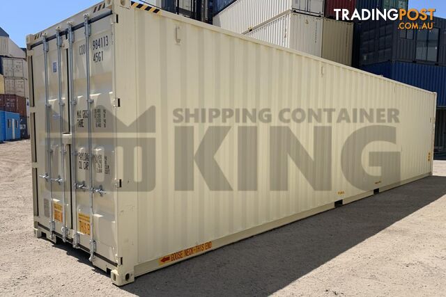 40' HIGH CUBE SHIPPING CONTAINER (DOORS BOTH ENDS)