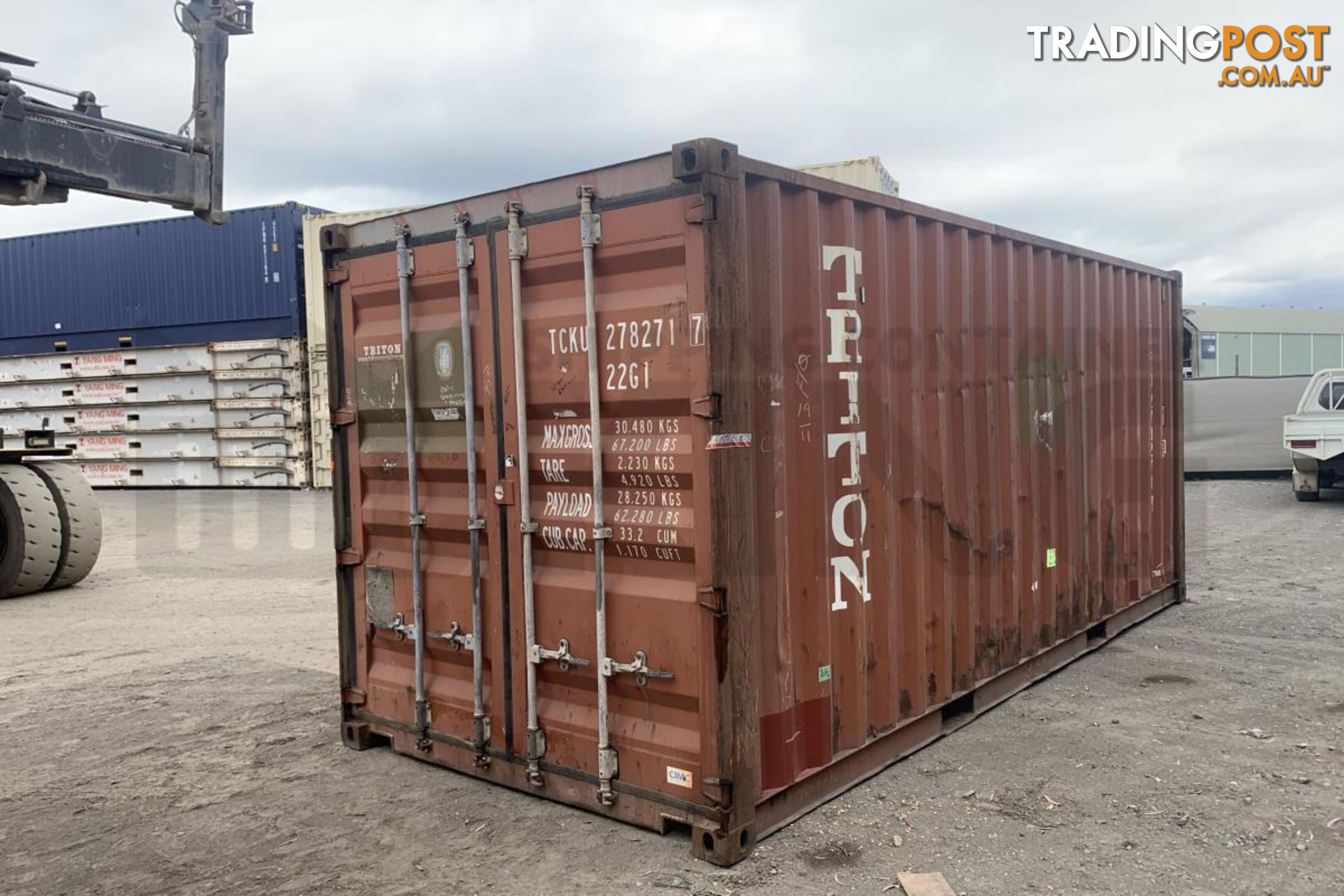20' STANDARD HEIGHT SHIPPING CONTAINER - in Brisbane