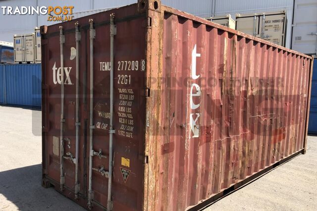 20' STANDARD HEIGHT SHIPPING CONTAINER - in Brisbane