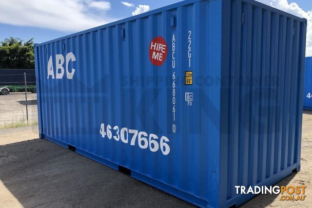 20' STANDARD HEIGHT SHIPPING CONTAINER - in Gympie