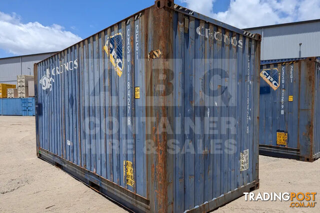 20' HIGH CUBE BULKER SHIPPING CONTAINER (TIMER FLOOR WITH NO ROOF HATCHES, 2 PALLETS WIDE) - photo 5 of 15