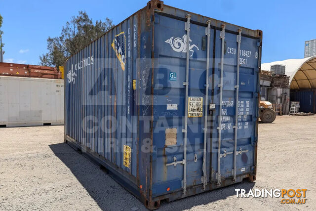 20' HIGH CUBE BULKER SHIPPING CONTAINER (TIMER FLOOR WITH NO ROOF HATCHES, 2 PALLETS WIDE) - photo 3 of 15