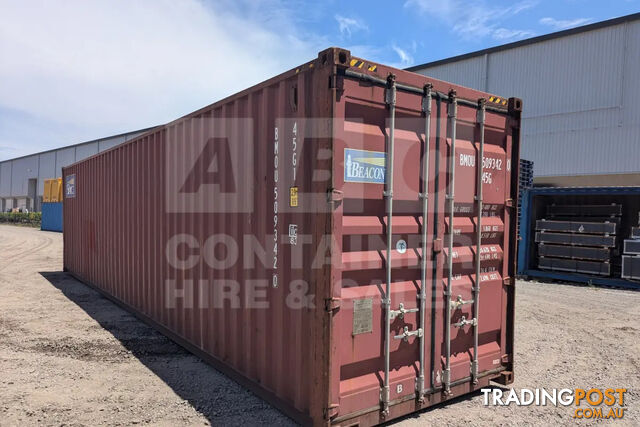 40' HIGH CUBE SHIPPING CONTAINER - photo 3 of 11