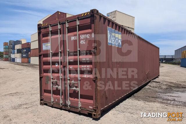 40' HIGH CUBE SHIPPING CONTAINER