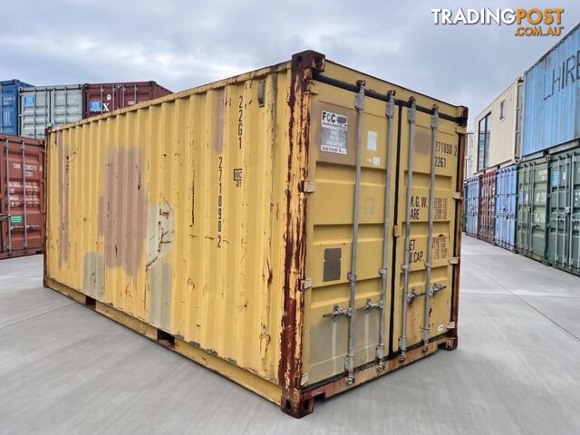 20FT SHIPPING CONTAINER, AS-IS CONDITION
