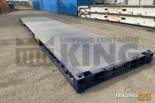 40' PLATFORM 316MM BASE DEPTH SHIPPING CONTAINER (BUILT IN TWIST LOCK) - in Brisbane