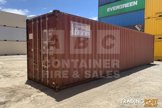 40' HIGH CUBE SHIPPING CONTAINER