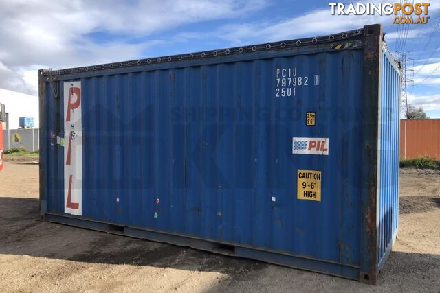 20' HIGH CUBE OPEN TOP SHIPPING CONTAINER (TARP AND BOWS) - in Rockhampton