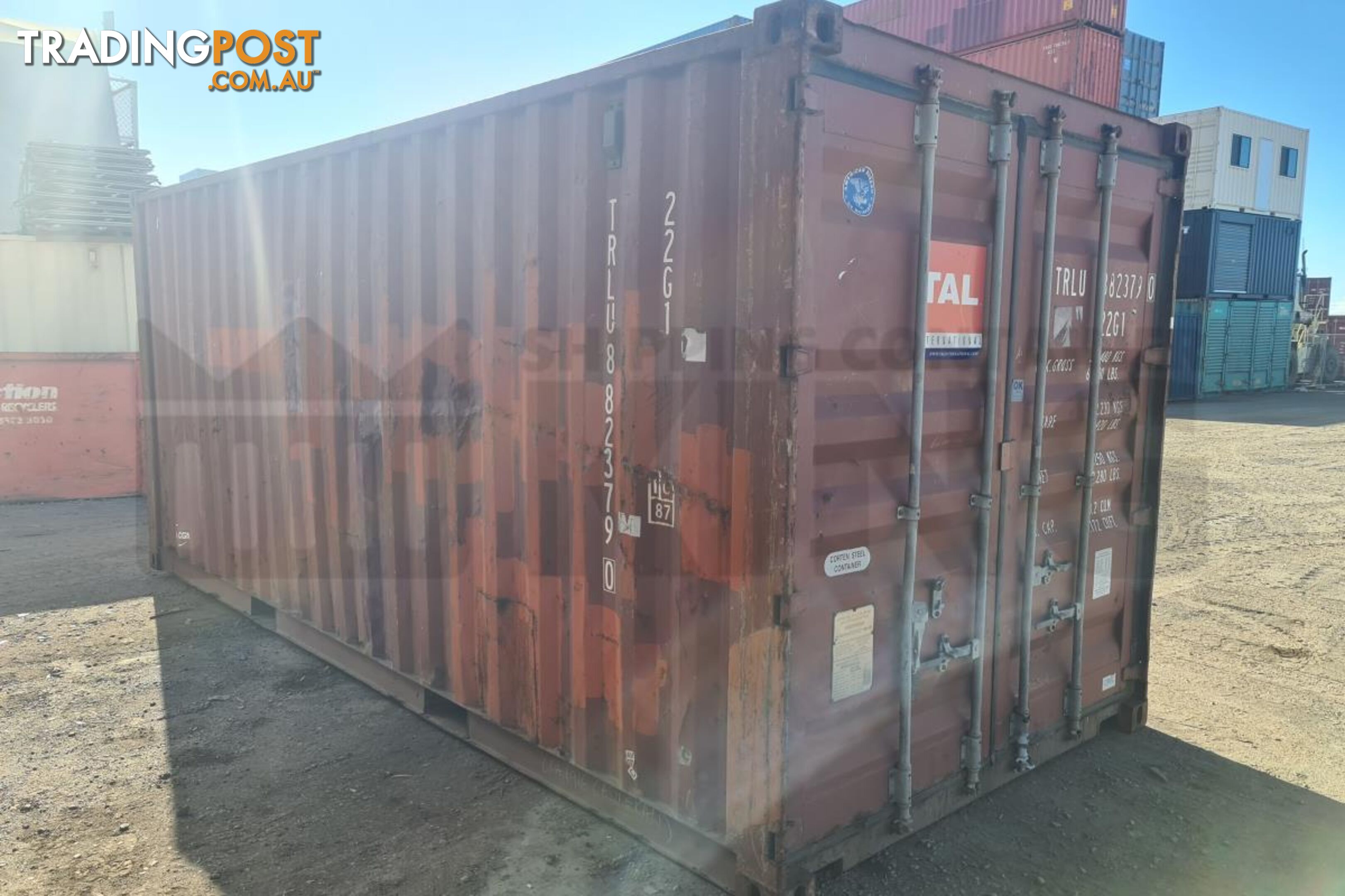 20' STANDARD HEIGHT SHIPPING CONTAINER - in Brisbane