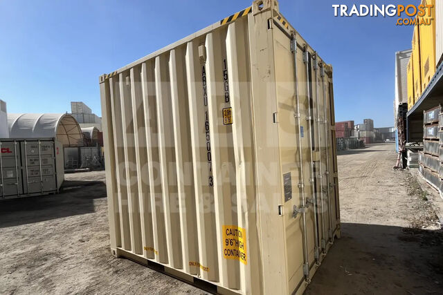 10' HIGH CUBE SHIPPING CONTAINER (4 CORNER POSTS - FACTORY BUILT)