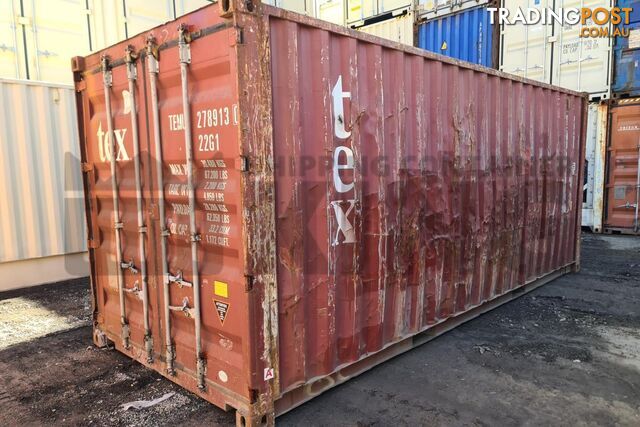 20' STANDARD HEIGHT SHIPPING CONTAINER (AS-IS CONDITION) - in Brisbane